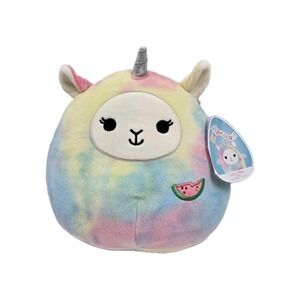 Squishmallows‎ Lucy May Pegacorn Watermelon Rainbow Plush 8" New With Tags